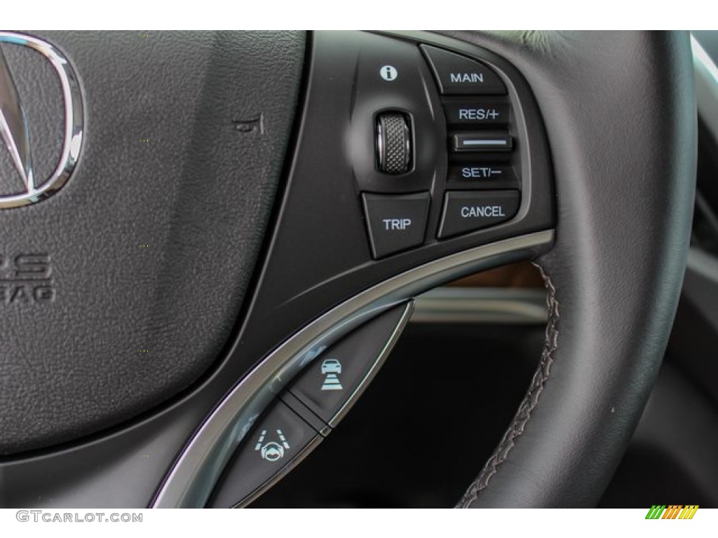 2020 Acura MDX Technology Espresso Steering Wheel Photo #136098197