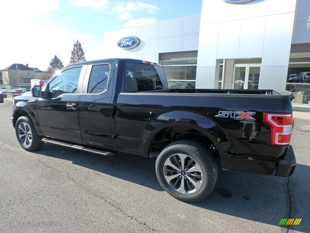 2019 F150 STX SuperCab 4x4 - Agate Black / Black photo #7