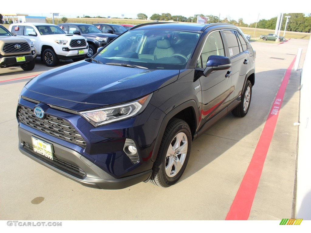 2019 RAV4 XLE AWD Hybrid - Blueprint / Black photo #4