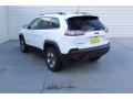 2019 Bright White Jeep Cherokee Trailhawk 4x4  photo #6