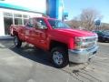 2019 Red Hot Chevrolet Silverado 2500HD Work Truck Double Cab 4WD  photo #4