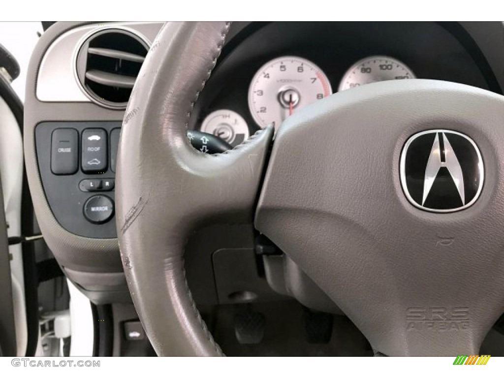 2002 Acura RSX Sports Coupe Titanium Steering Wheel Photo #136105733