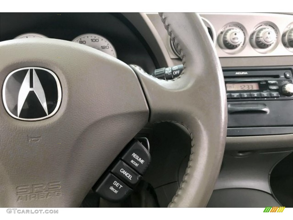 2002 Acura RSX Sports Coupe Titanium Steering Wheel Photo #136105752