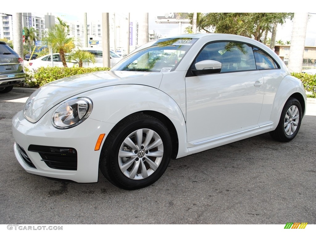 Pure White 2019 Volkswagen Beetle S Exterior Photo #136106699