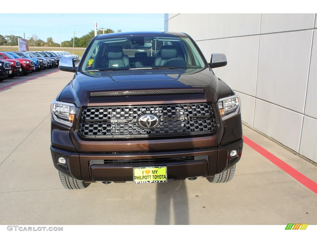 2020 Tundra Platinum CrewMax 4x4 - Smoked Mesquite / Black photo #3