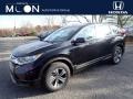 2019 Crystal Black Pearl Honda CR-V LX AWD  photo #1