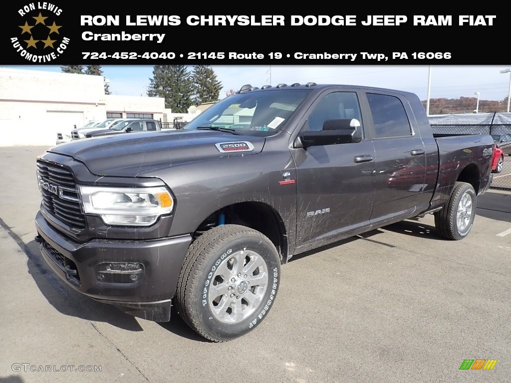 2019 2500 Bighorn Mega Cab 4x4 - Granite Crystal Metallic / Black/Diesel Gray photo #1