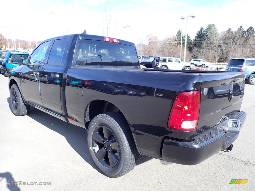 2019 1500 Classic Express Quad Cab 4x4 - Diamond Black Crystal Pearl / Black/Diesel Gray photo #3