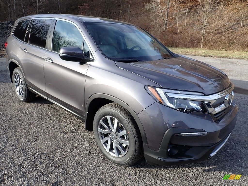 Modern Steel Metallic 2020 Honda Pilot EX-L AWD Exterior Photo #136113911