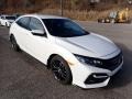 2020 Platinum White Pearl Honda Civic Sport Hatchback  photo #6