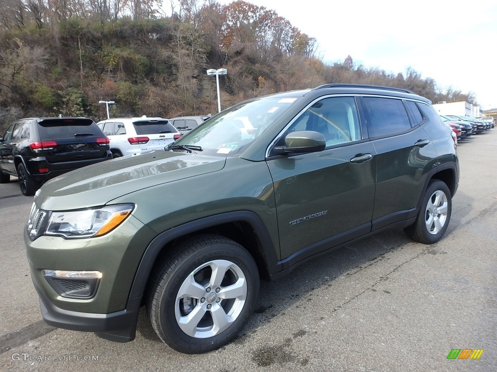 Olive Green Pearl 2020 Jeep Compass Latitude 4x4 Exterior Photo #136115516