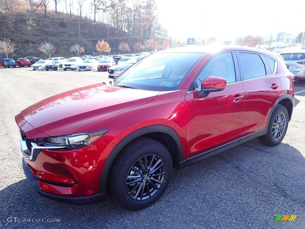 2019 CX-5 Touring AWD - Soul Red Crystal Metallic / Silk Beige photo #4