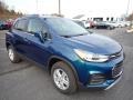 Pacific Blue Metallic 2020 Chevrolet Trax LT AWD Exterior