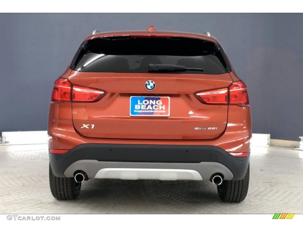 2019 X1 sDrive28i - Sunset Orange Metallic / Oyster/Black photo #3