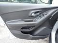 Jet Black 2020 Chevrolet Trax LT AWD Door Panel