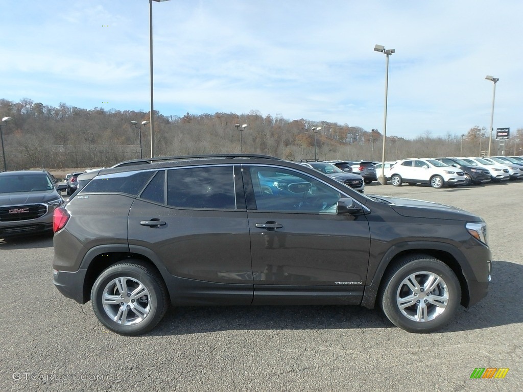 Smokey Quartz Metallic 2020 GMC Terrain SLE AWD Exterior Photo #136117553