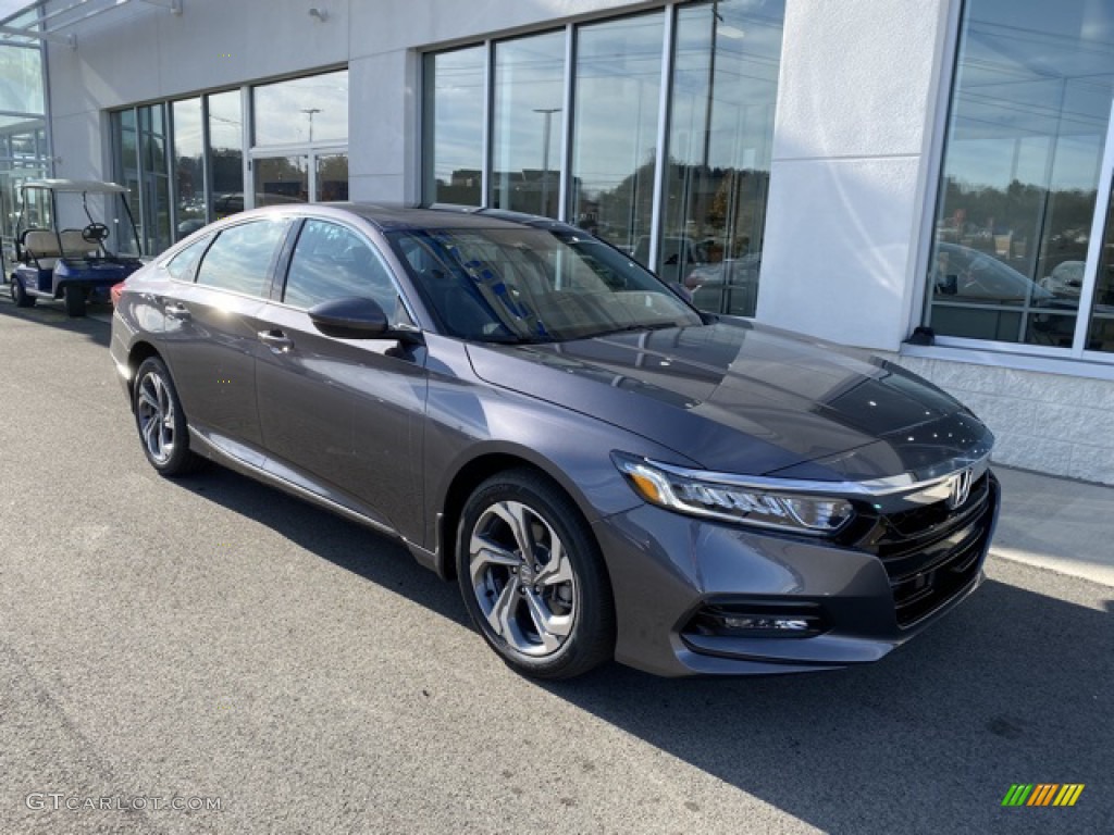 2020 Accord EX-L Sedan - Modern Steel Metallic / Black photo #2