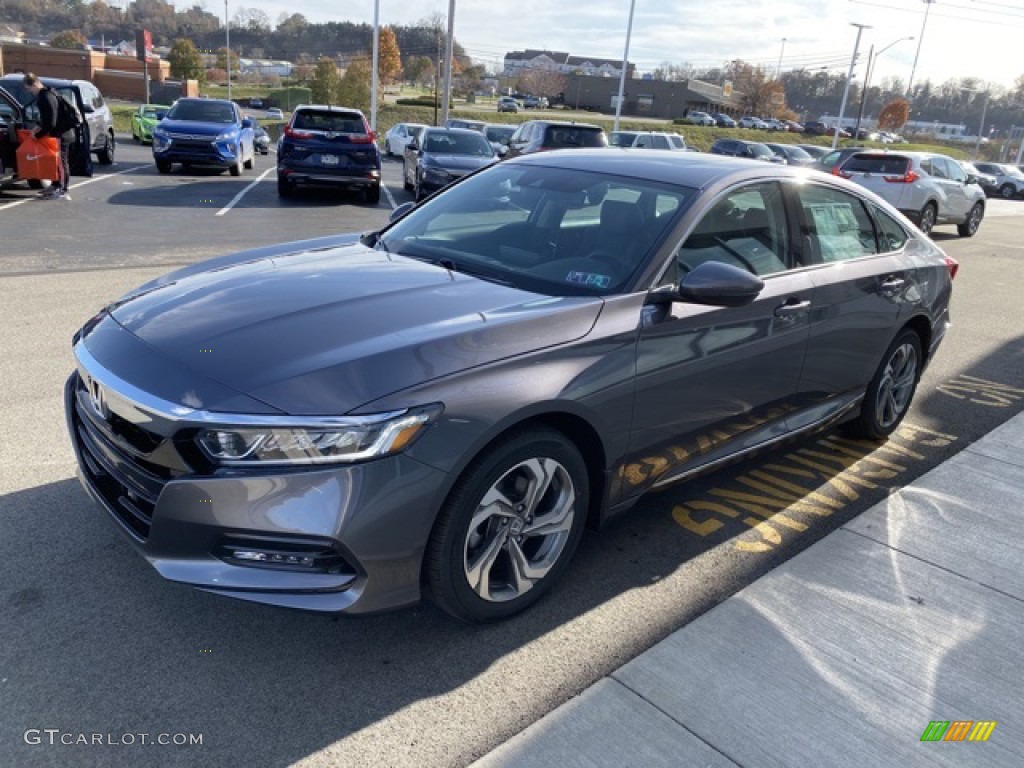 2020 Accord EX-L Sedan - Modern Steel Metallic / Black photo #4