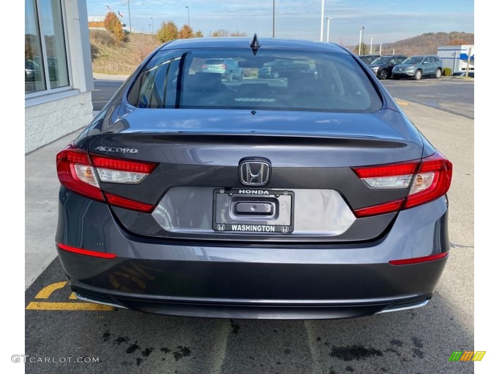 2020 Accord EX-L Sedan - Modern Steel Metallic / Black photo #6