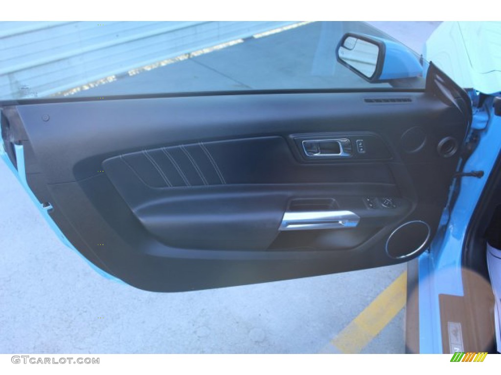 2017 Mustang GT Premium Coupe - Grabber Blue / Ebony photo #10
