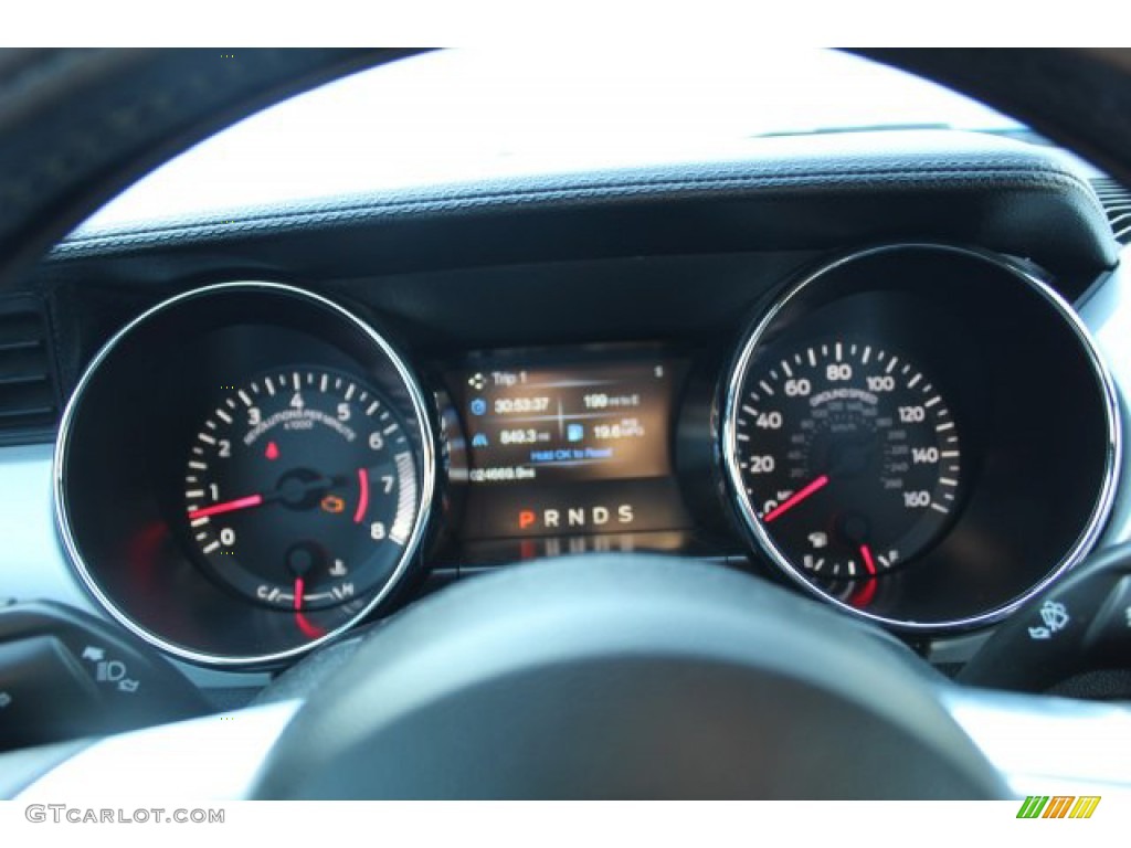 2017 Mustang GT Premium Coupe - Grabber Blue / Ebony photo #15