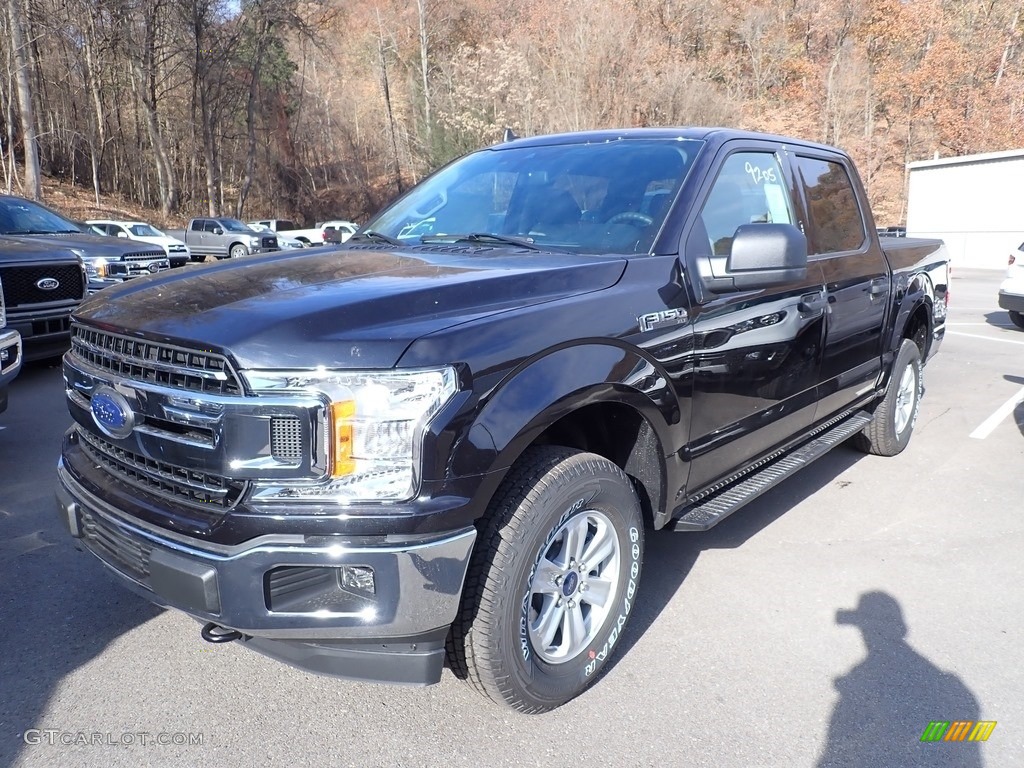 2019 F150 XLT SuperCrew 4x4 - Agate Black / Earth Gray photo #5