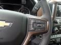 Jet Black/­Umber 2020 Chevrolet Silverado 3500HD High Country Crew Cab 4x4 Steering Wheel