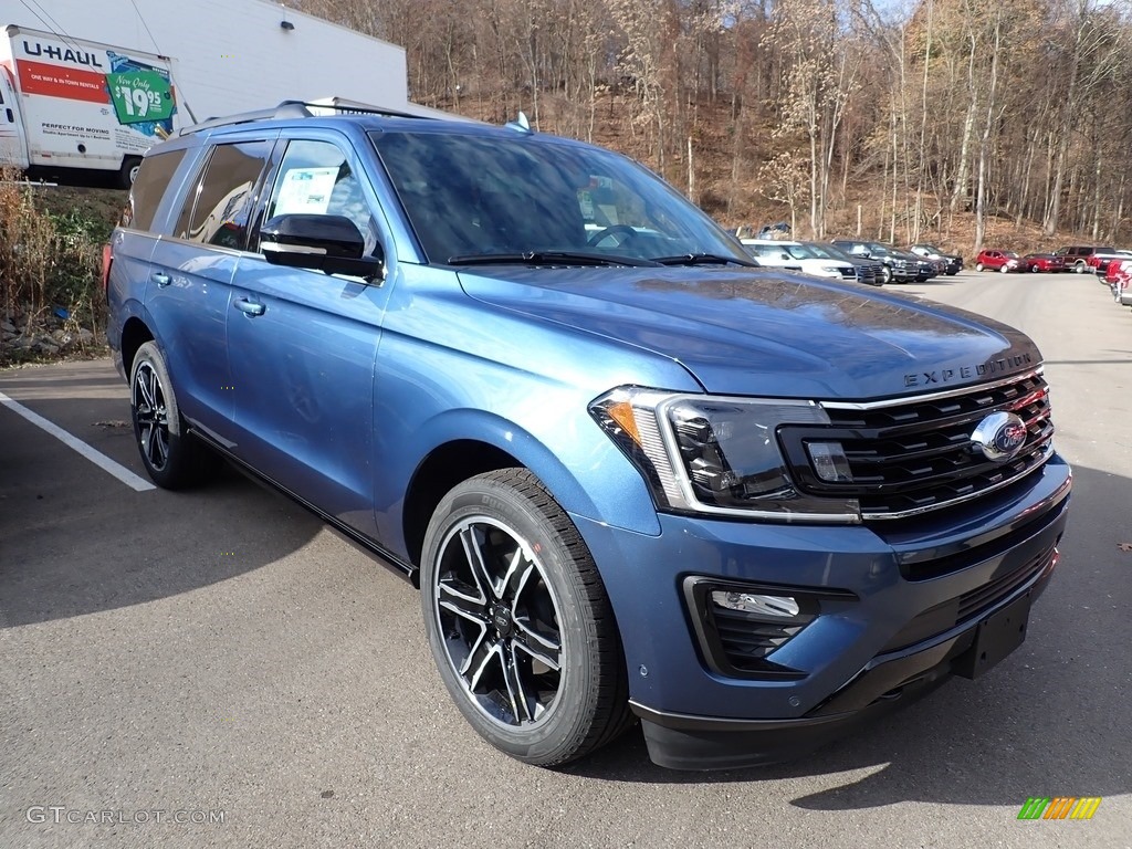 Blue 2020 Ford Expedition Limited 4x4 Exterior Photo #136120709