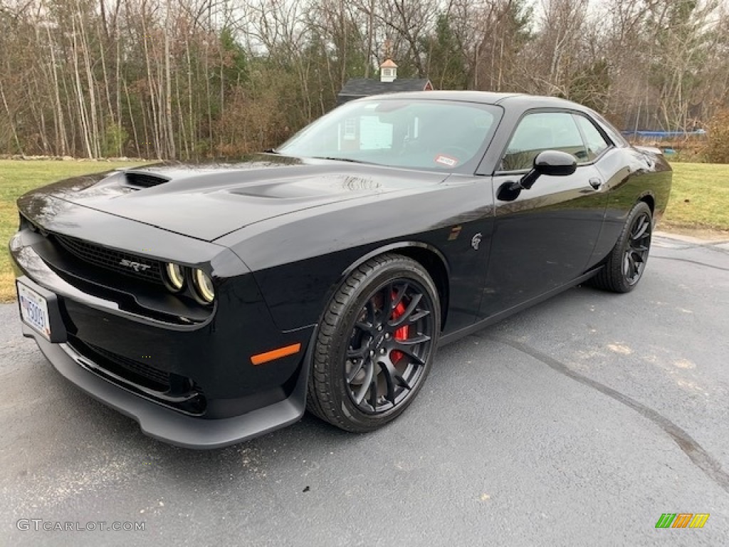 Phantom Black Tri-Coat Pearl 2015 Dodge Challenger SRT Hellcat Exterior Photo #136121273