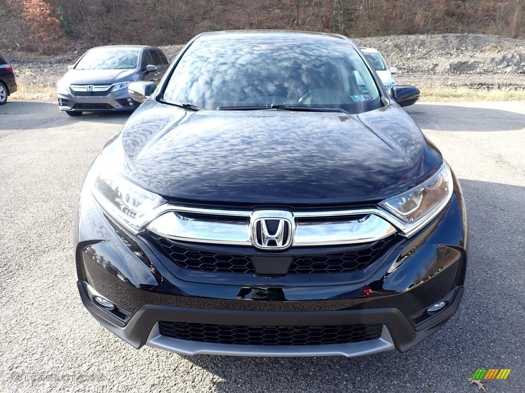 2019 CR-V EX AWD - Crystal Black Pearl / Black photo #6