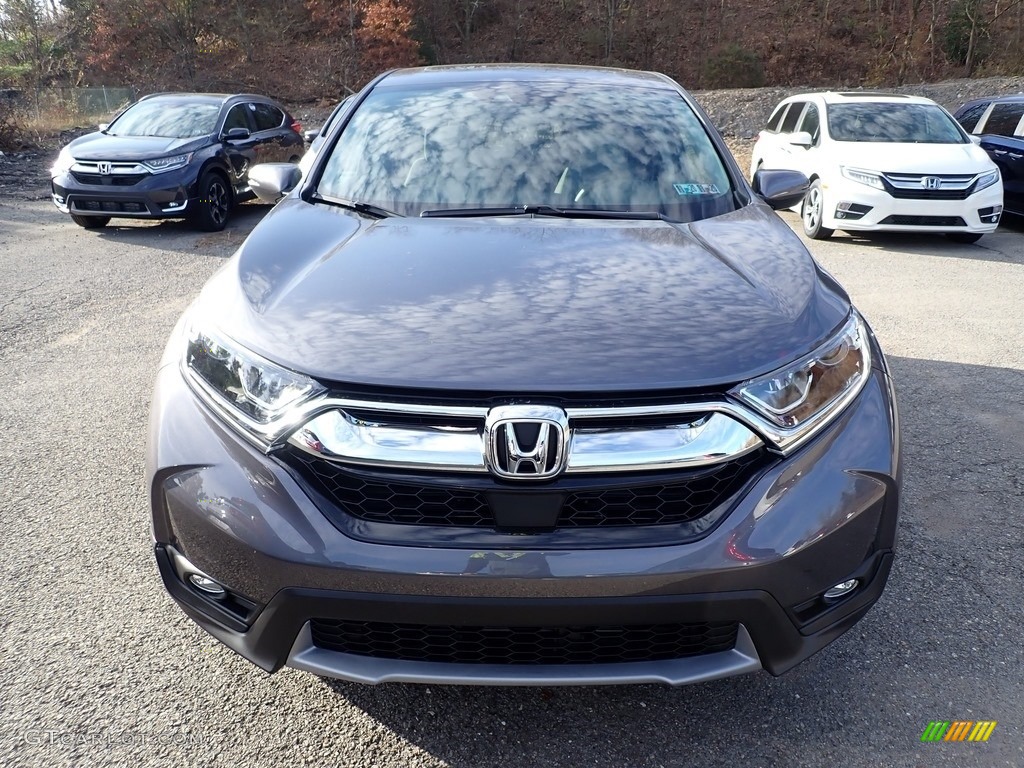 2019 CR-V EX AWD - Modern Steel Metallic / Gray photo #6