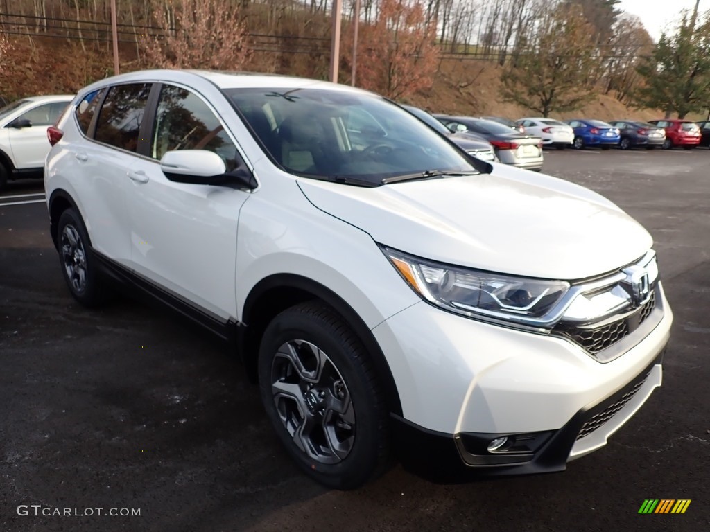 Platinum White Pearl 2019 Honda CR-V EX AWD Exterior Photo #136122725