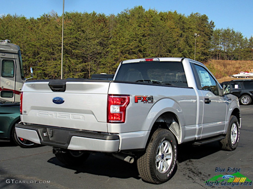 2019 F150 XL Regular Cab 4x4 - Ingot Silver / Earth Gray photo #5