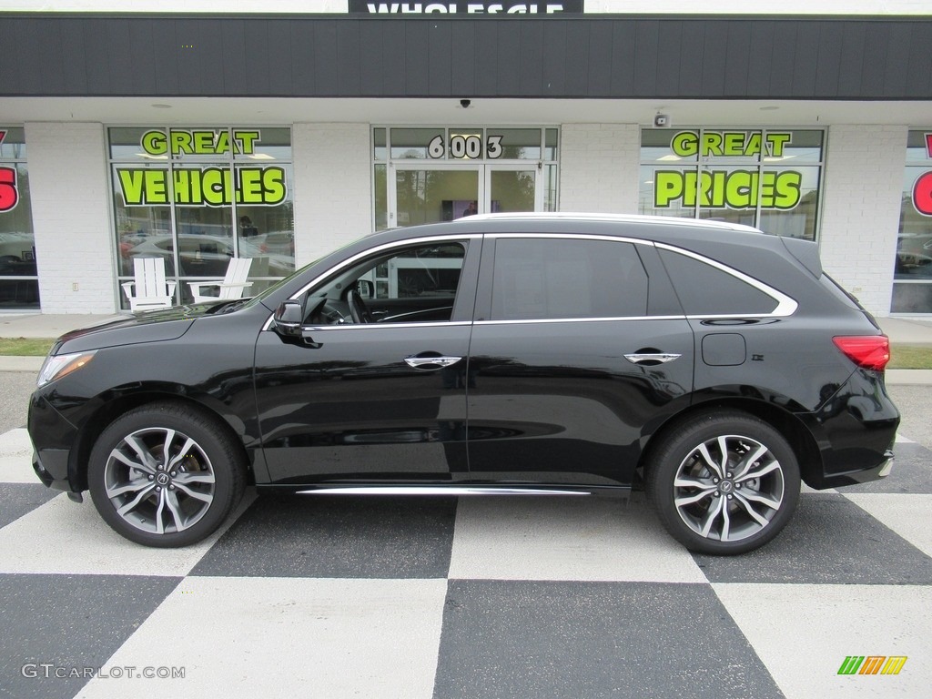 2019 MDX Advance SH-AWD - Majestic Black Pearl / Ebony photo #1