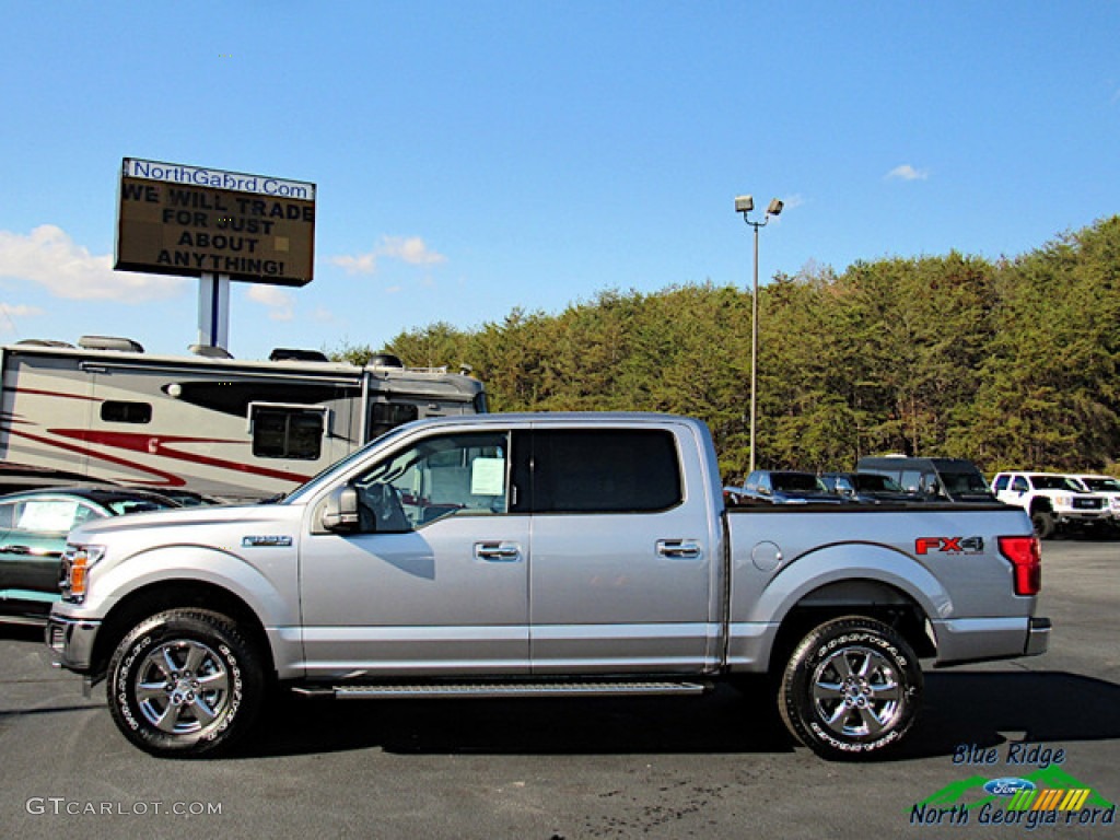 2020 F150 XLT SuperCrew 4x4 - Iconic Silver / Medium Earth Gray photo #2