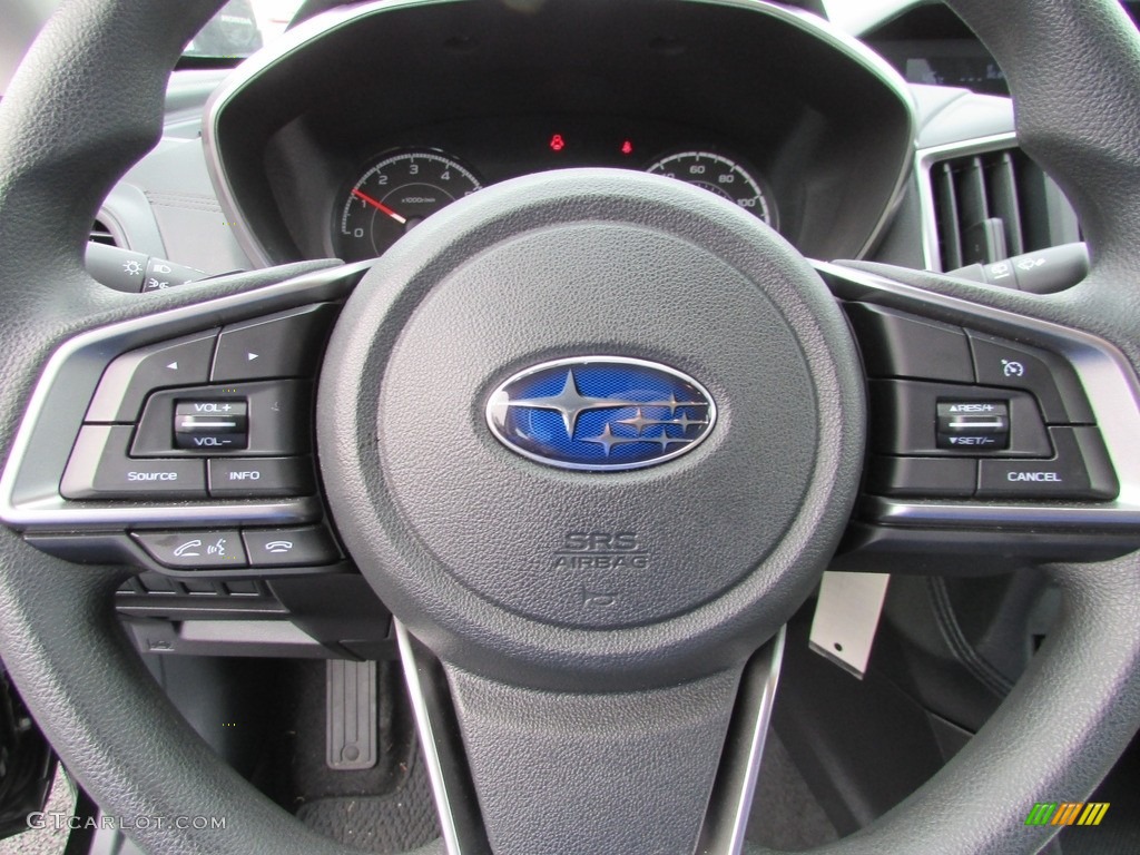 2019 Subaru Impreza 2.0i Premium 5-Door Ivory Steering Wheel Photo #136124183