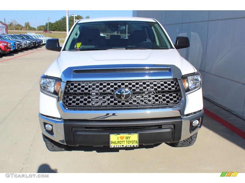 2020 Tundra TSS Off Road CrewMax - Super White / Graphite photo #3