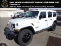 2020 Bright White Jeep Wrangler Unlimited Sahara 4x4  photo #1