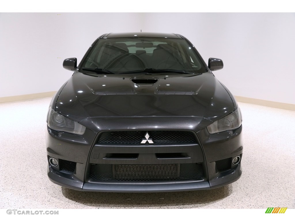 2010 Lancer Evolution GSR - Phantom Black Pearl / Black Sport Fabric photo #2