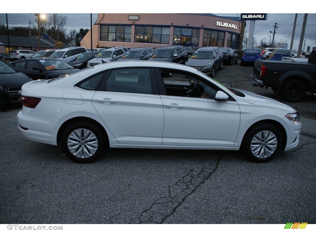 2019 Jetta S - Pure White / Titan Black photo #4