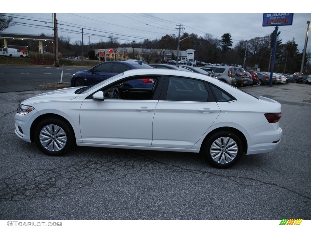 2019 Jetta S - Pure White / Titan Black photo #8