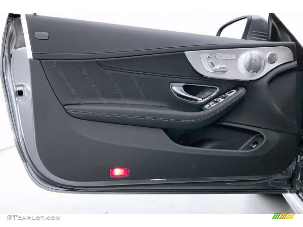 2020 Mercedes-Benz C AMG 63 Cabriolet Black Door Panel Photo #136131185