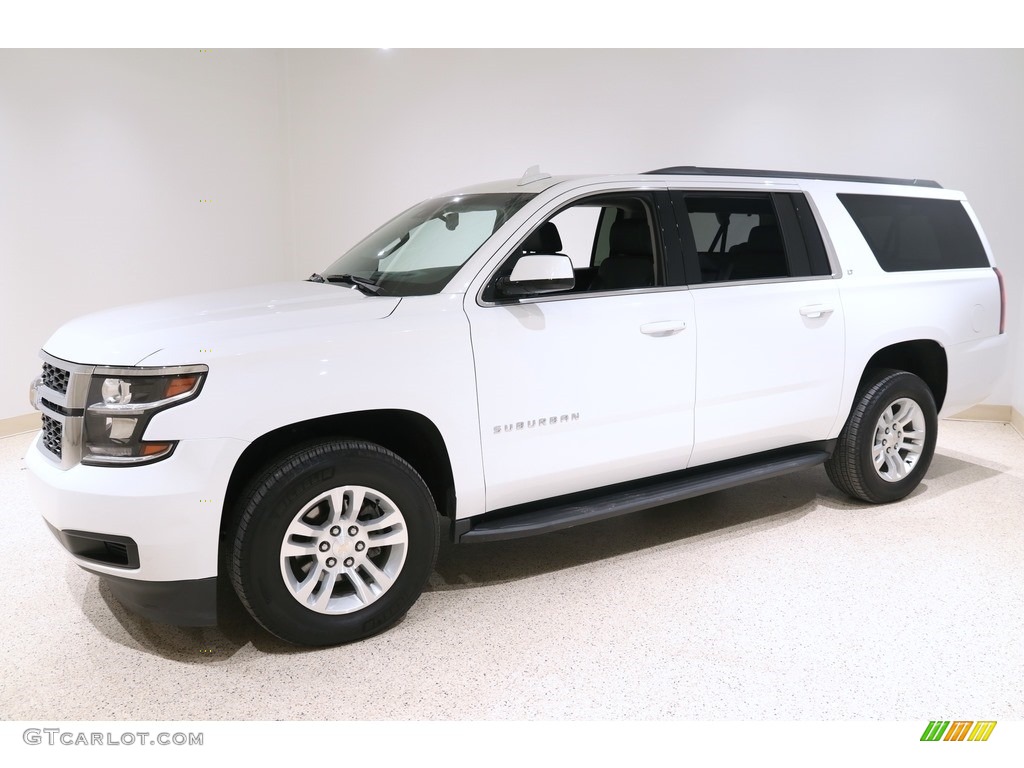Summit White 2019 Chevrolet Suburban LT 4WD Exterior Photo #136131791