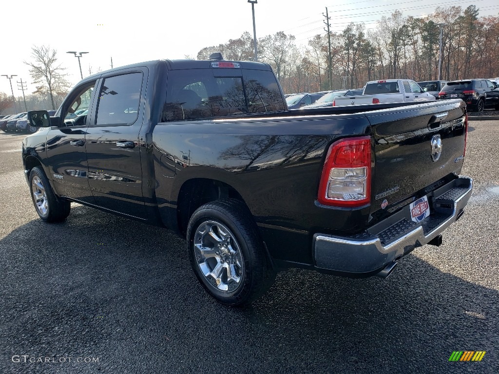 2020 1500 Big Horn Crew Cab 4x4 - Diamond Black Crystal Pearl / Black/Diesel Gray photo #4