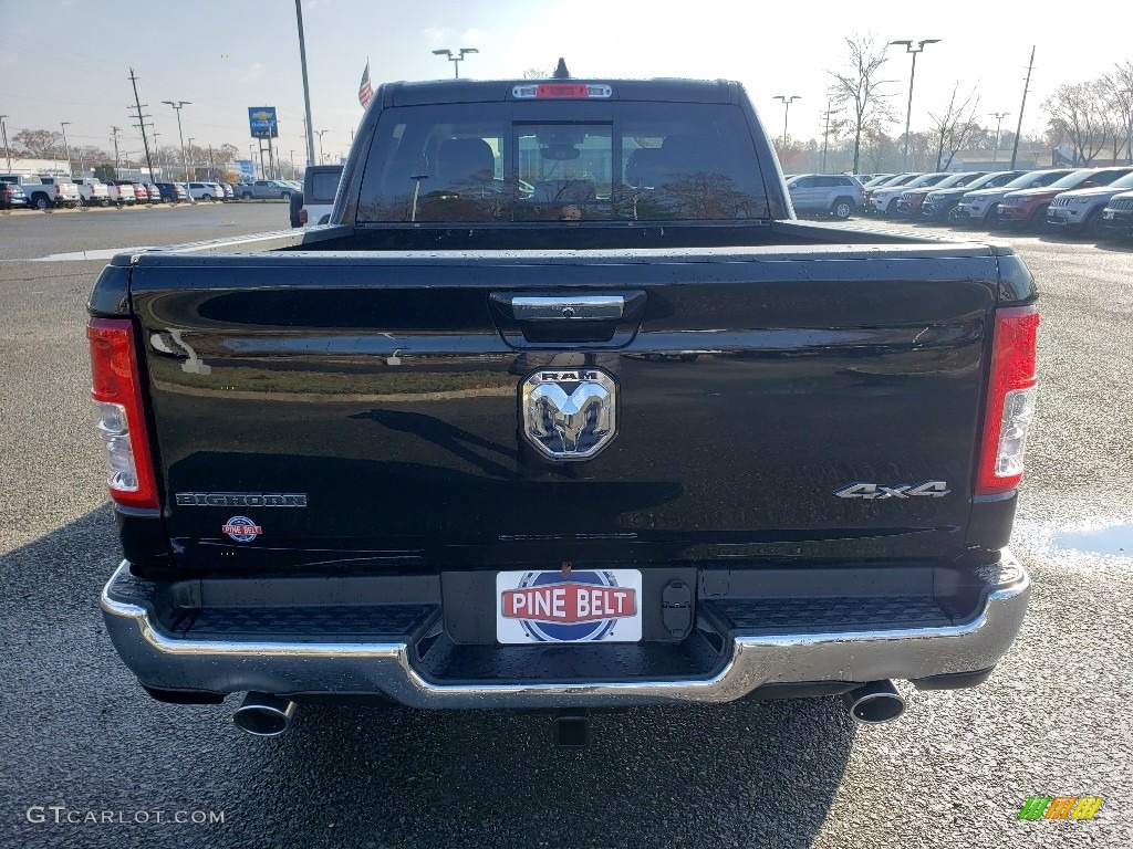 2020 1500 Big Horn Crew Cab 4x4 - Diamond Black Crystal Pearl / Black/Diesel Gray photo #5