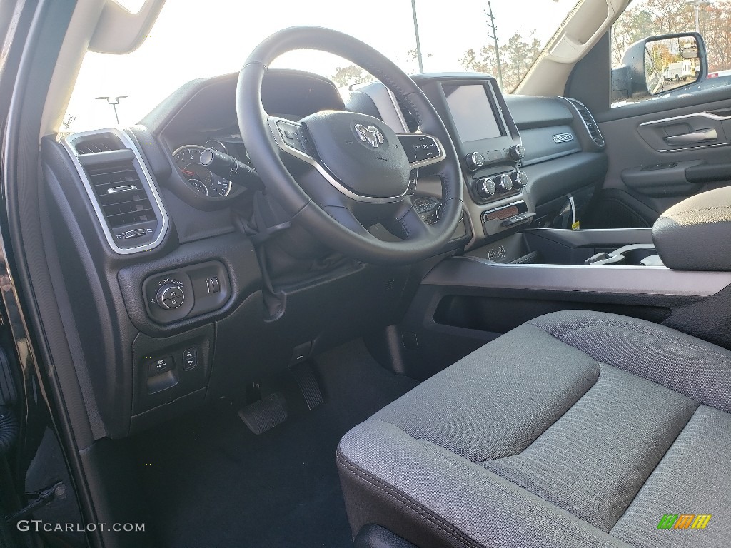 2020 1500 Big Horn Crew Cab 4x4 - Diamond Black Crystal Pearl / Black/Diesel Gray photo #7
