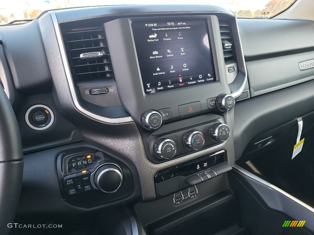 2020 1500 Big Horn Crew Cab 4x4 - Diamond Black Crystal Pearl / Black/Diesel Gray photo #10