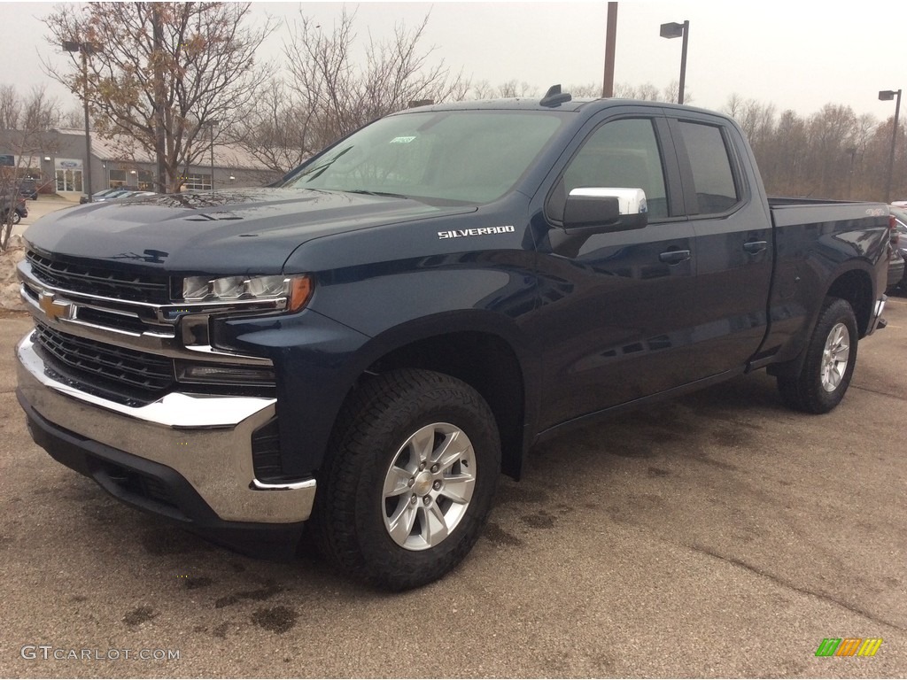 Northsky Blue Metallic 2020 Chevrolet Silverado 1500 LT Double Cab 4x4 Exterior Photo #136132523