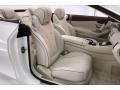 designo Porcelain/Titan Red 2020 Mercedes-Benz S 560 Cabriolet Interior Color