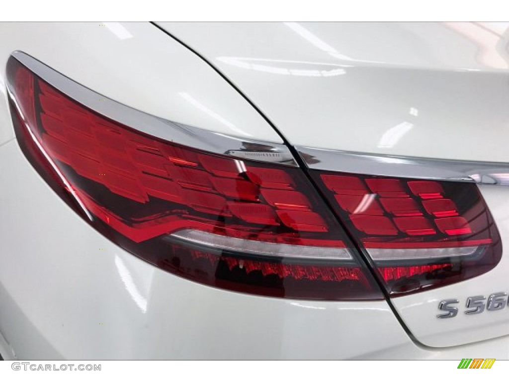 2020 S 560 Cabriolet - designo Diamond White Metallic / designo Porcelain/Titan Red photo #26